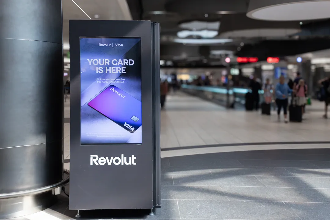 lighted digital message stand